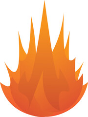 Illustration of fire