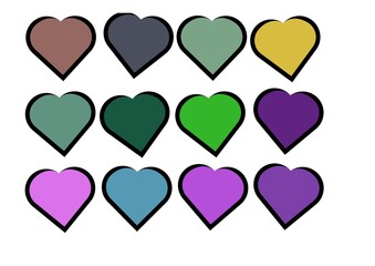 seamless hearts pattern