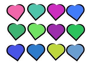 seamless hearts pattern