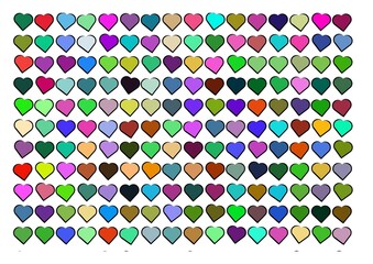 seamless hearts pattern