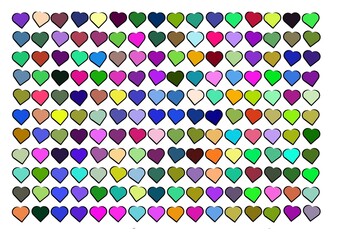 seamless hearts pattern