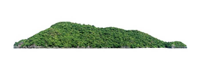 green Island isolated