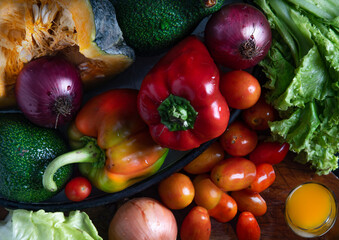 vegetables and fruits