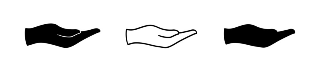 Obraz premium Hand icon vector. 
