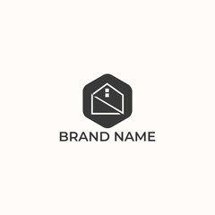 ILLUSTRATION HOME.MODERN HOUSE. RESENTIAL BUILDING SIMPLE LOGO ICON DESIGN VECTOR. GOOD FOR REAL ESTATE, PROPERTY INSDUSTRY