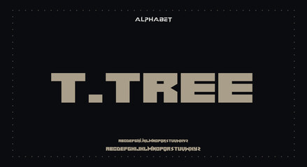 Abstract Fashion Best font alphabet. Minimal modern urban fonts for logo, brand, fashion, Heading etc. Typography typeface uppercase lowercase and number. vector illustration full Premium look