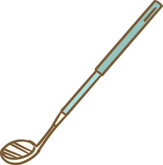 medical tools_medical device_dental mirror_file eps