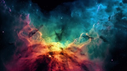 Fototapeta premium Colorful_nebula