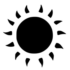 black and white of icon shape