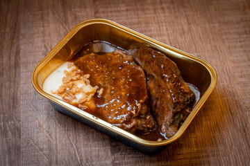 Restaurant food