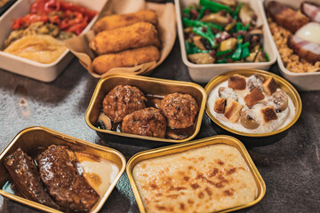 Restaurant food