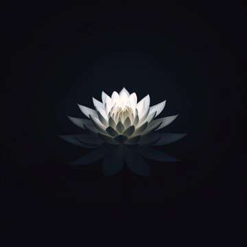 White blossoming flower. Mysterious and magical. Great for fantasy, mystery, crime, romance, drama.