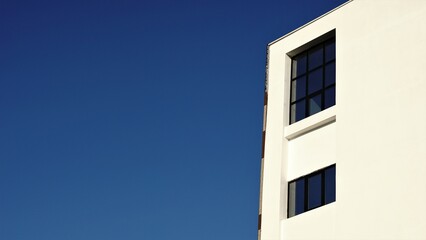 facade with window against the sky