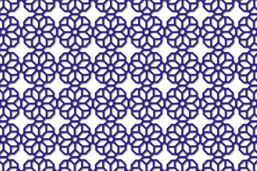 Ramadan Kareem, Arabic pattern background. Islamic ornament geometric 3d shape texture, vector, abstract background. 