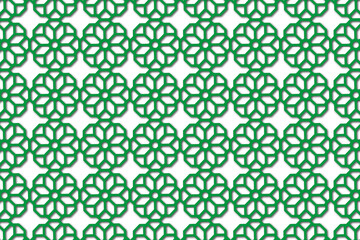 Fototapeta premium Ramadan Kareem, Arabic pattern background. Islamic ornament geometric 3d shape texture, vector, abstract background. 