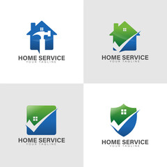 real estate modern logo