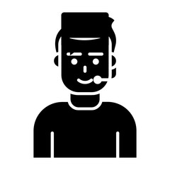 SEO Consulting Glyph Icon