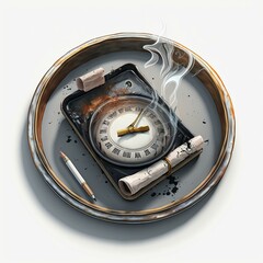 Fototapeta premium Ashtray / Aschenbecher