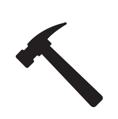 Icono de martillo. Vector