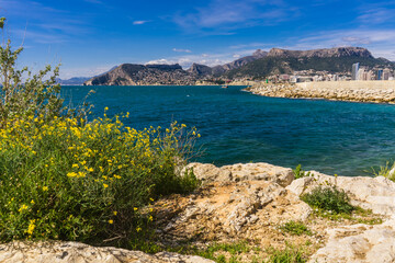 View of Calpe from the Parc Natural del Penyal d'Ifac