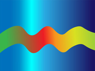 abstract background with rainbow