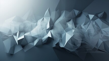 3D Abstract blue background Generative AI