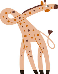 Giraffe, vector element