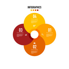 Business icon vector design can be applied to workflow form, diagram, presentation, work as a step with 4 steps.