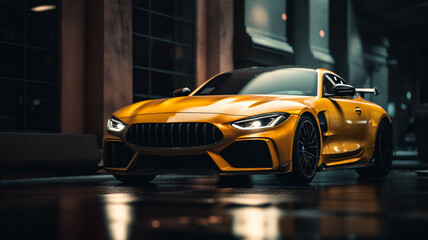 sport car wallpaper Ai Generative 