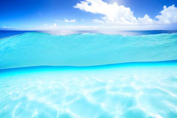 Fototapeta na wymiar turquoise clear water