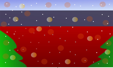 Illustration of christmas and new year background