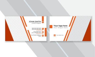 Creative and modern business card template
