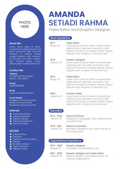CV OR RESUME TEMPLATE DESIGN