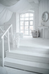 interior design in white. High quality