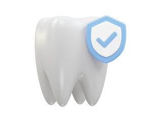 Teeth icon render 3d illustration vector element