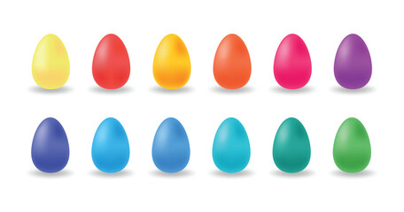 colored easter egg icon. realistic easter egg icon from easter collection. egg illustration isolated on white background. Editable easter egg symbol can be used web and mobile