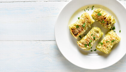 Stuffed cabbage rolls