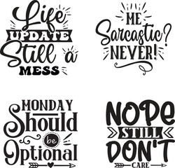 sarcastic Quotes svg Bundle. Quotes about sarcastic, sarcastic cut files Bundle