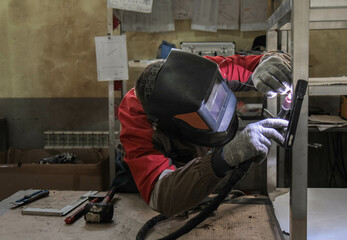 Welder sparks precision with every joint