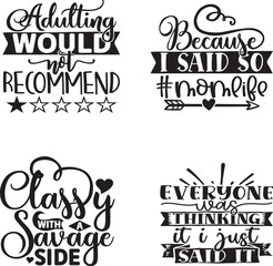 sarcastic Quotes svg Bundle. Quotes about sarcastic, sarcastic cut files Bundle