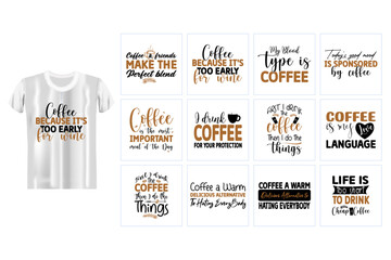 Modern Coffee t-shirt design, svg design for t-shirt, coffee t-shirt design. 