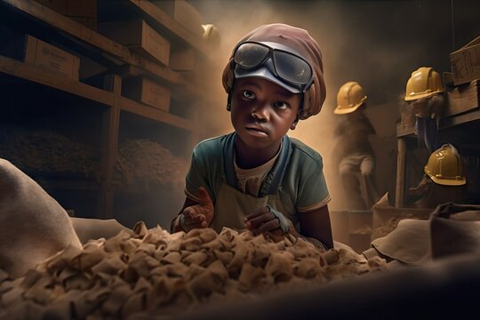Heartbreaking Portrait of Child Labor in Factory Setting