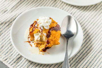 Homemade Fried Ice Cream Dessert