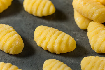 Homemade Raw Potato Gnocchi Pasta