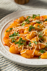 Homemade Italian Tomato Gnocchi Pasta
