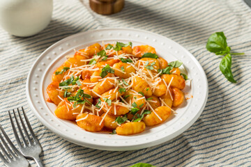 Homemade Italian Tomato Gnocchi Pasta