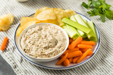 Homemade Healthy Carmelized Onion Dip