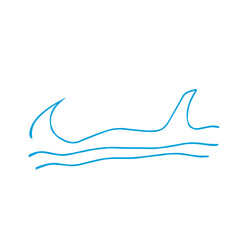 Sea Wave icon illustration
