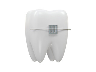 Teeth icon render 3d illustration vector element