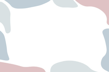 Abstract shapes, hand-drawn background. Vector illustration.	